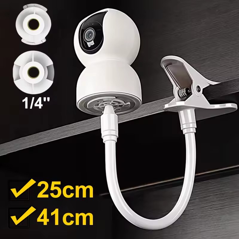 Webcam Stand Clip - 25cm/41cm 유연한 베이비 모니터 클립 범용