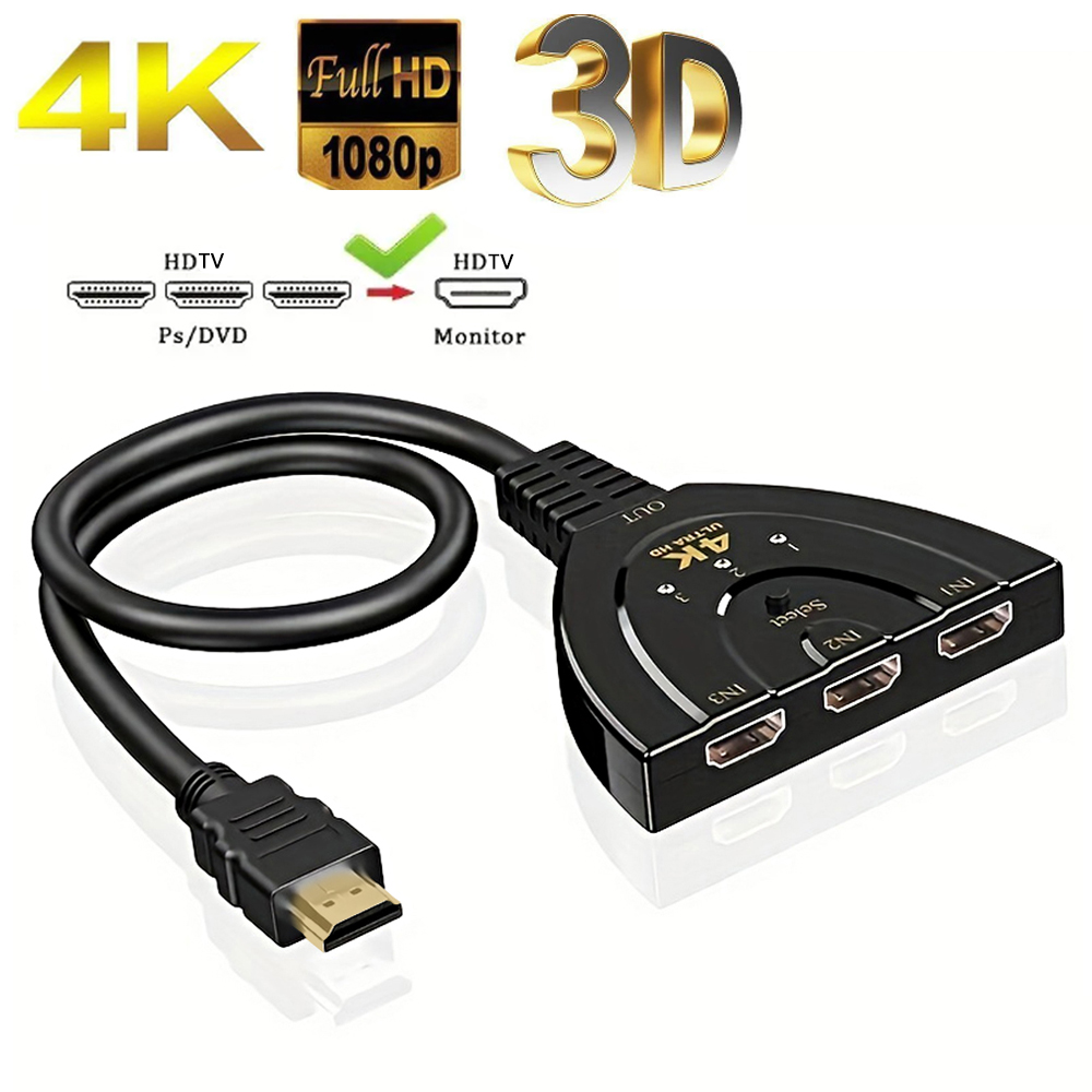 Hdmi Matrix Switch - 4K*2K 3 포트 HDTV 호환 스위치