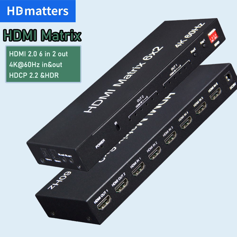 Hdmi Matrix Switch - HDMI 매트릭스 4K 60Hz HDMI 2.0
