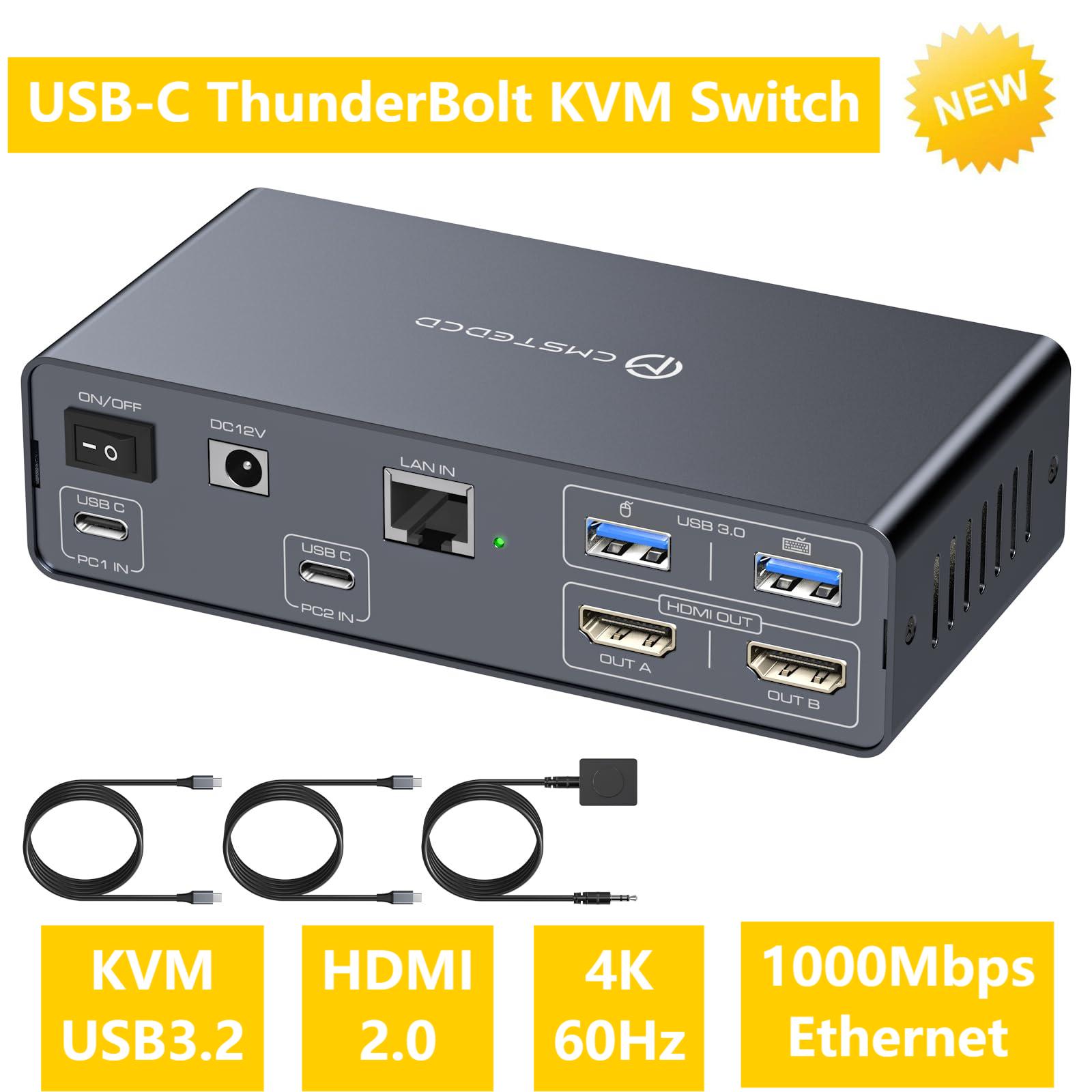 Docking Station Usb C - 듀얼 모니터 KVM 도킹 스테이션, USB