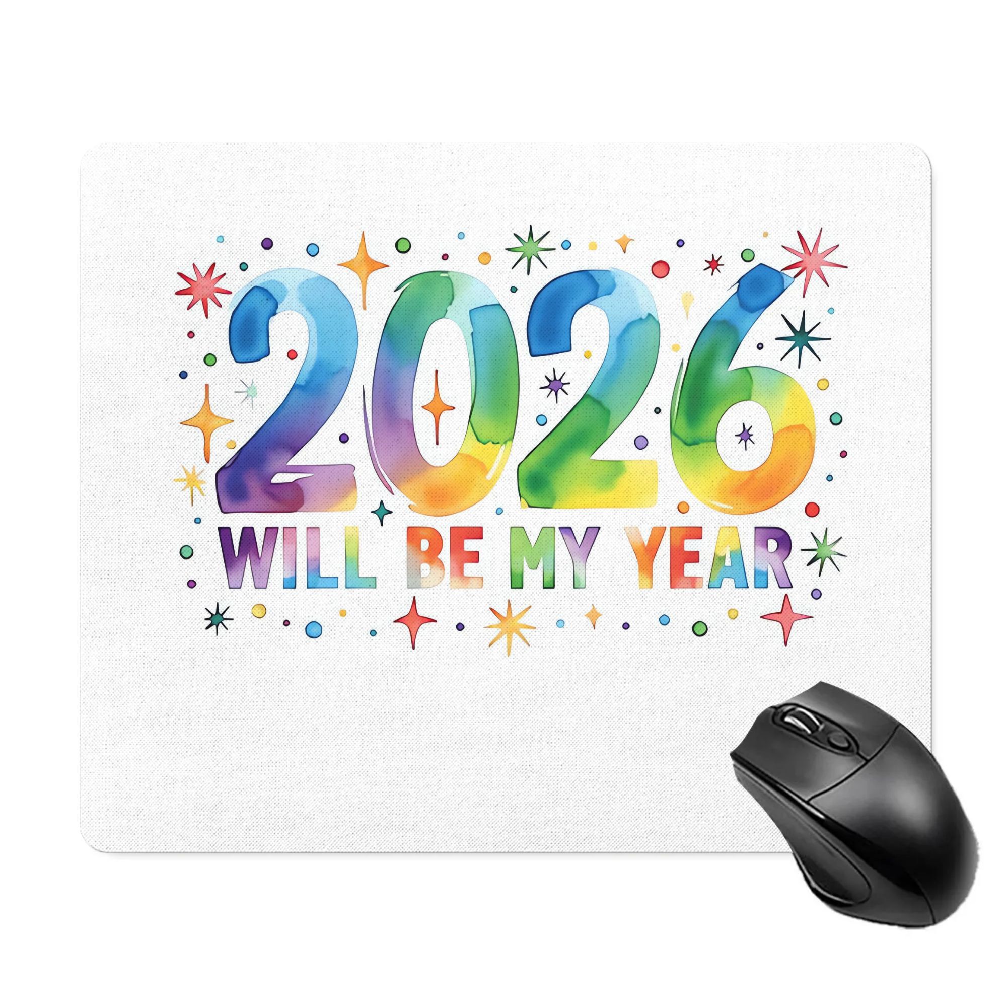 Office Tech Desk - 2026 모던 데스크 매트, 펠트 소재,