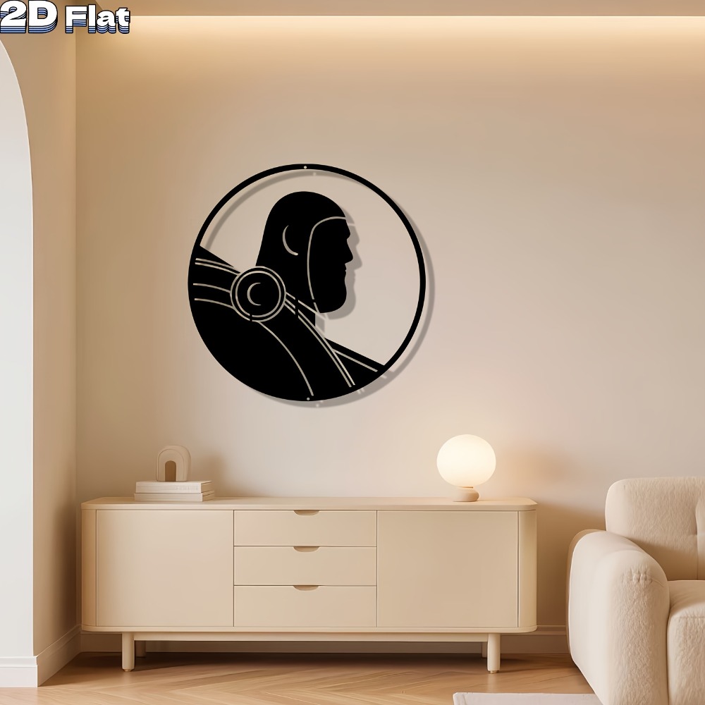 현대적인 로봇 알루미늄 벽 장식, 내후성, 녹 방지,  - Office Tech Decor 리뷰 및 가격