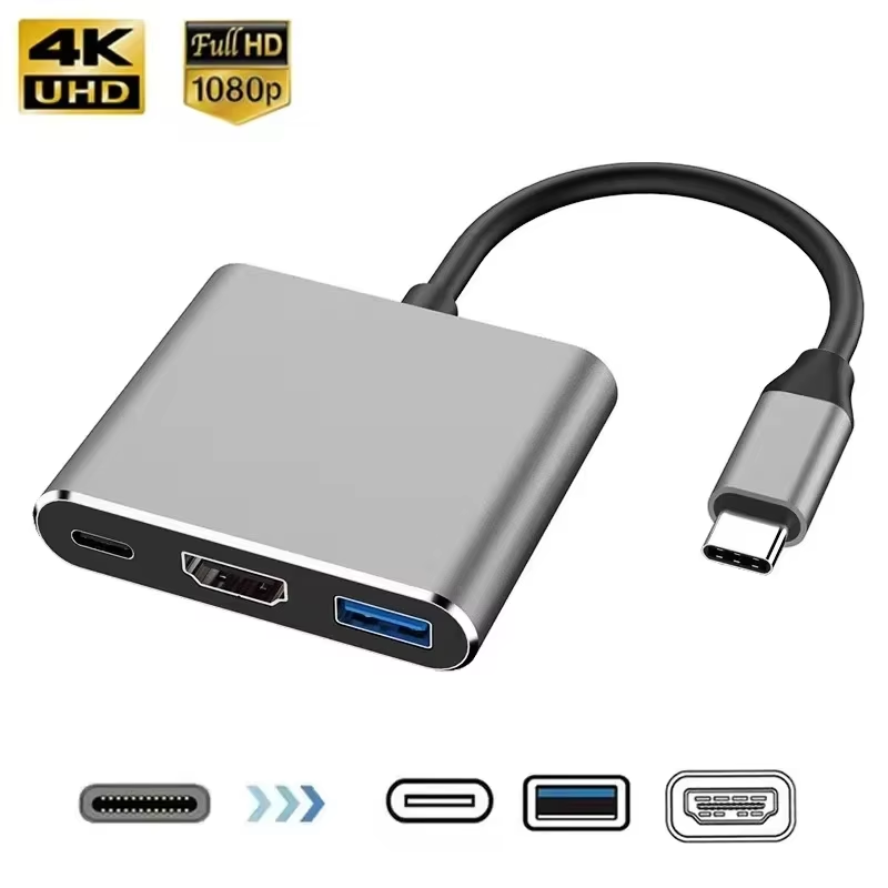 3 IN 1 USB PD HDMI 도킹 스테이션 4K  - Docking Station Usb C 리뷰 및 가격