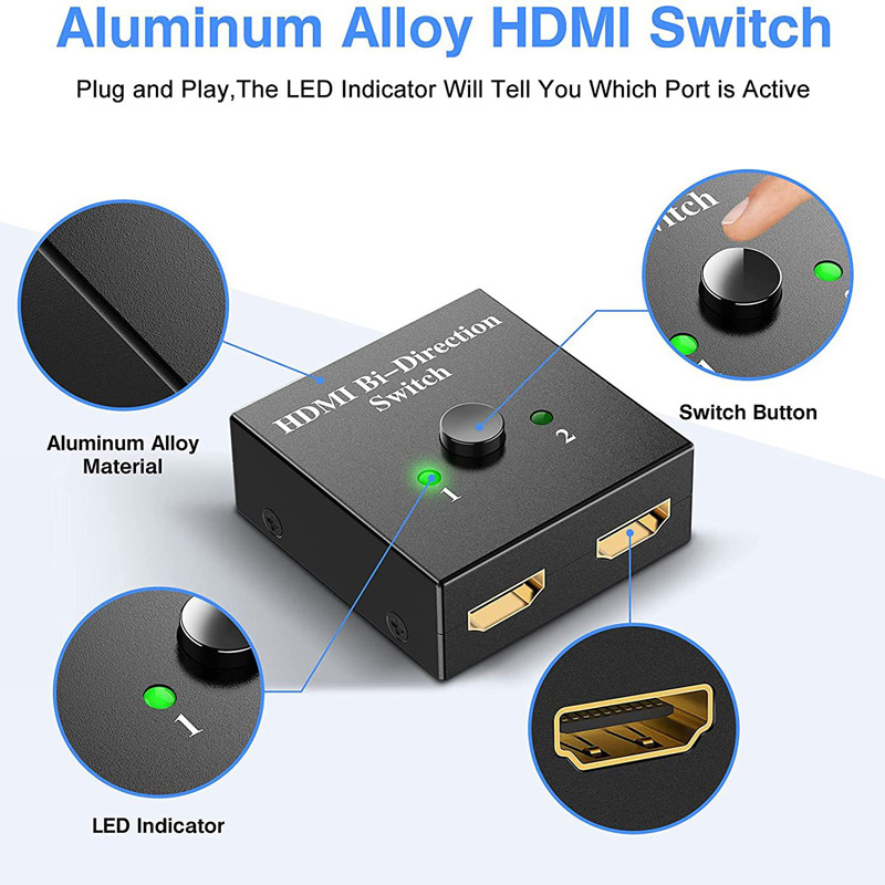 새로운 2026 HDMI 호환 분배기 4K 스위치 KV - Hdmi Matrix Switch 리뷰 및 가격