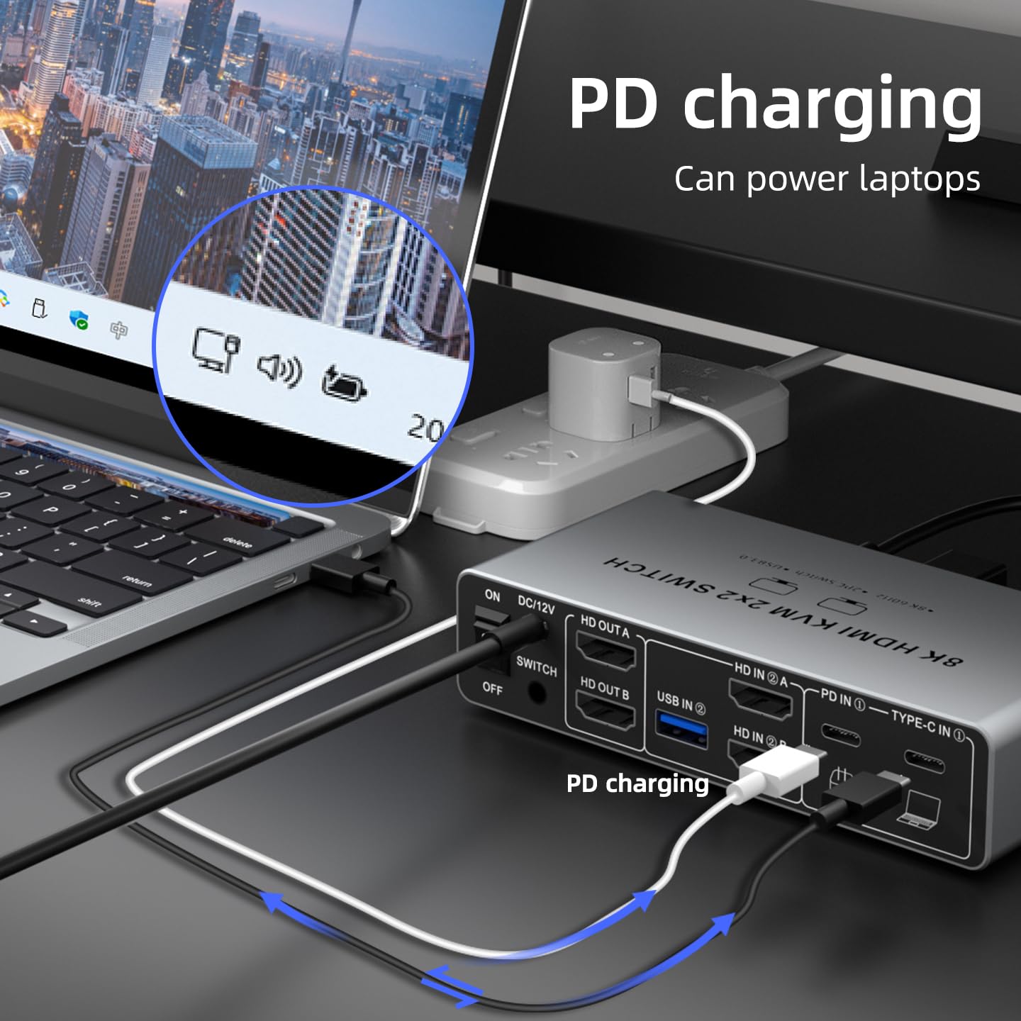 USB C HDMI DP KVM 스위치 2 모니터 2  - Hdmi Matrix Switch 리뷰 및 가격