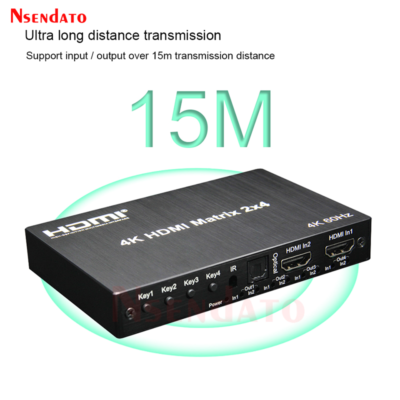 4K 60Hz HDMI 매트릭스 2x4 돌비 HDMI  - Hdmi Matrix Switch 리뷰 및 가격