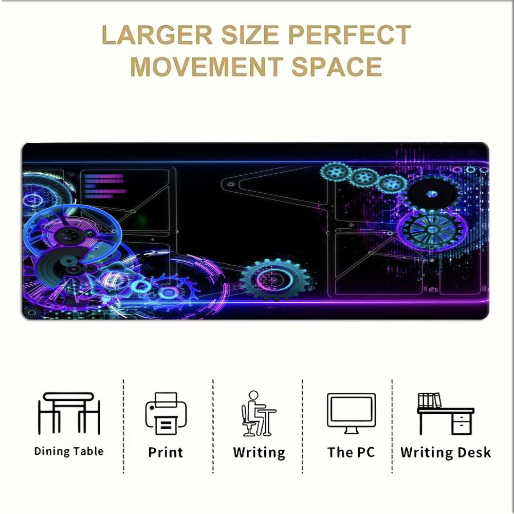 테크 기어 회로 대형 데스크 매트 마우스 패드 마우스  - Office Tech Decor 리뷰 및 가격