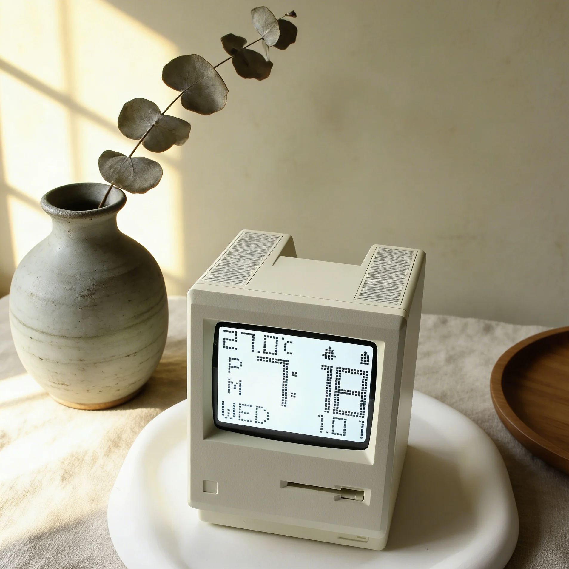 레트로 노스탤직 맥록 알람 시계 빈티지 컴퓨터 스타일  - Office Tech Decor 리뷰 및 가격