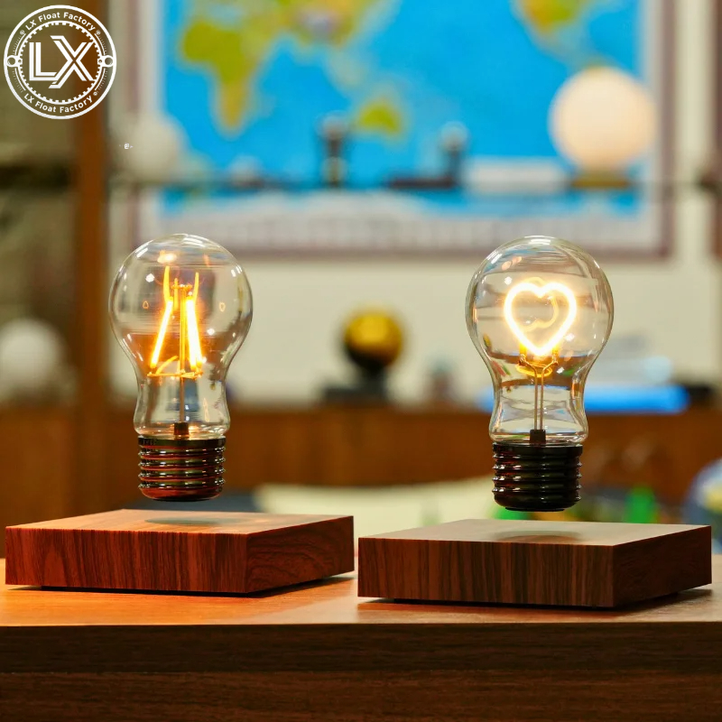 자석 부상 무선 LED 전구 데스크 램프, 특별한 선물 - Office Tech Decor 리뷰 및 가격