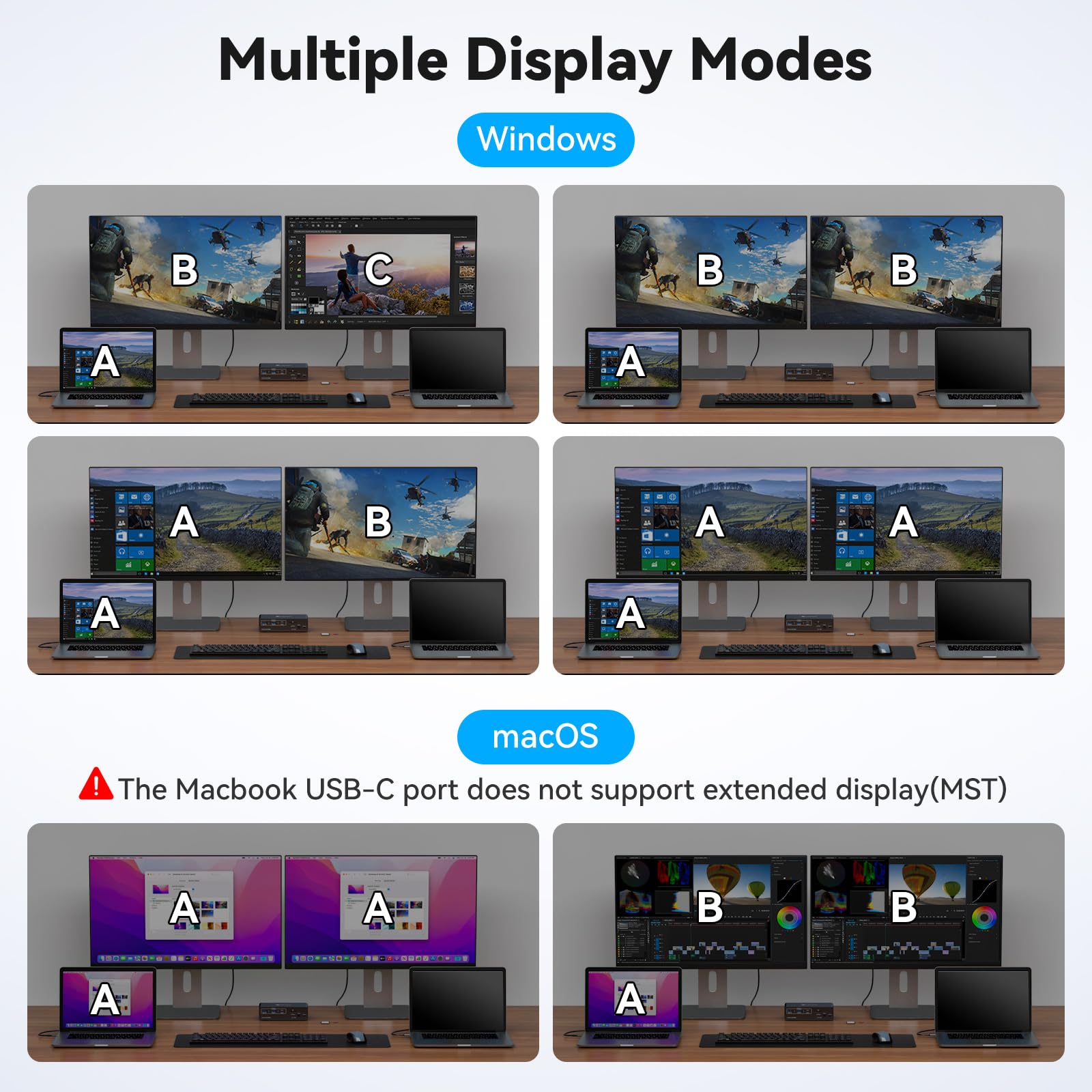 듀얼 모니터 KVM 도킹 스테이션, USB C KVM  - Docking Station Usb C 리뷰 및 가격