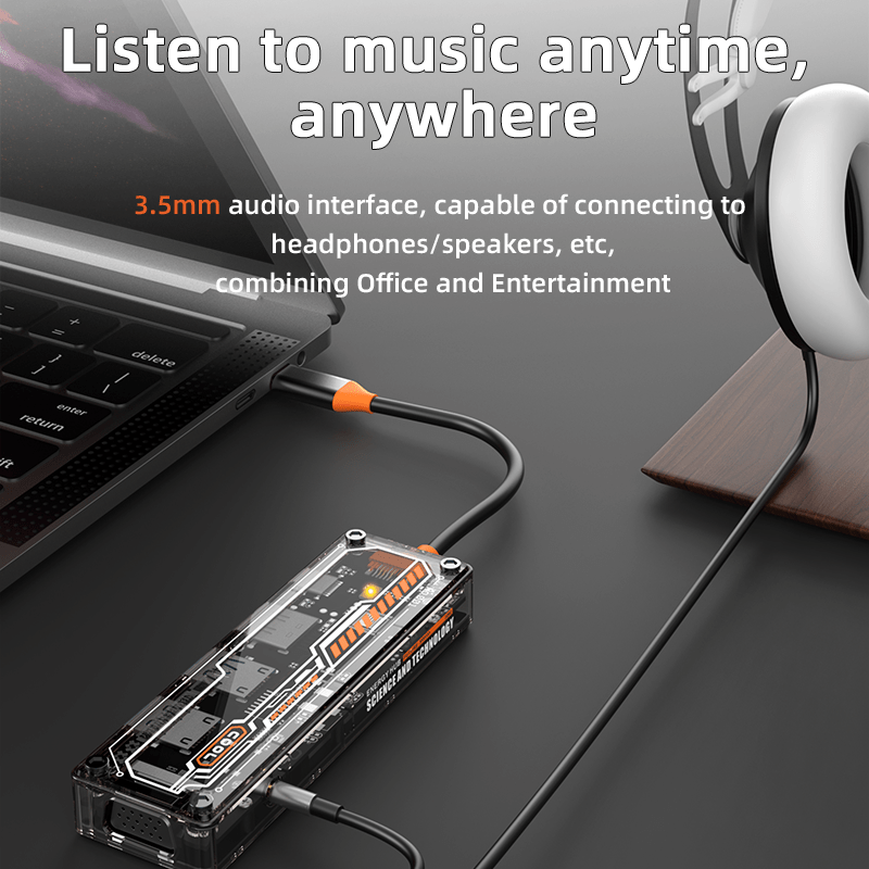 맥북 프로/에어용 6-in-1 USB-C 허브, 타입- - Docking Station Usb C 리뷰 및 가격