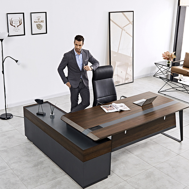 현대적인 고급 원목 사무용 책상 워크스테이션 테이블 디 - Office Tech Desk 리뷰 및 가격