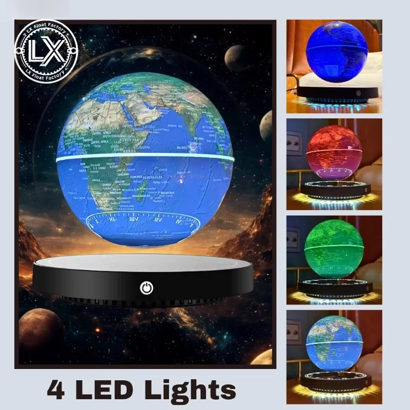 LED 조명이 있는 공중에 뜨는 자석 지구본, 가정 및 - Office Tech Decor 리뷰 및 가격