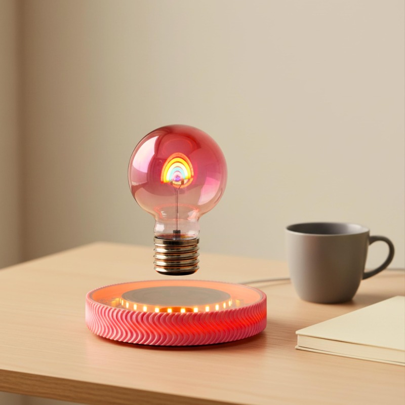 무선 LED 전구 데스크 램프, 공중 부양되는 디자인으 - Office Tech Decor 리뷰 및 가격