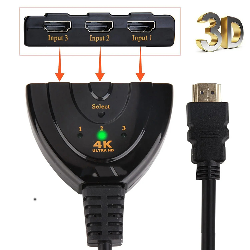 HDMI 호환 스위치 KVM 분배기 4K 2K 3D 3 - Hdmi Matrix Switch 리뷰 및 가격