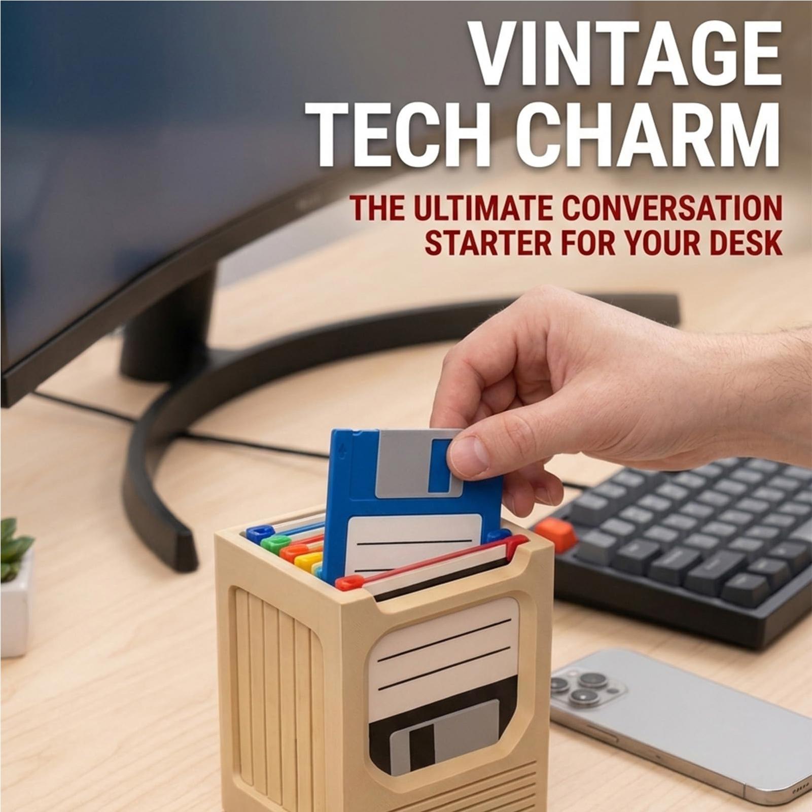 레트로 테크 코스터 홀더 세트 레트로 감성 수납 랙 음 - Office Tech Desk 리뷰 및 가격