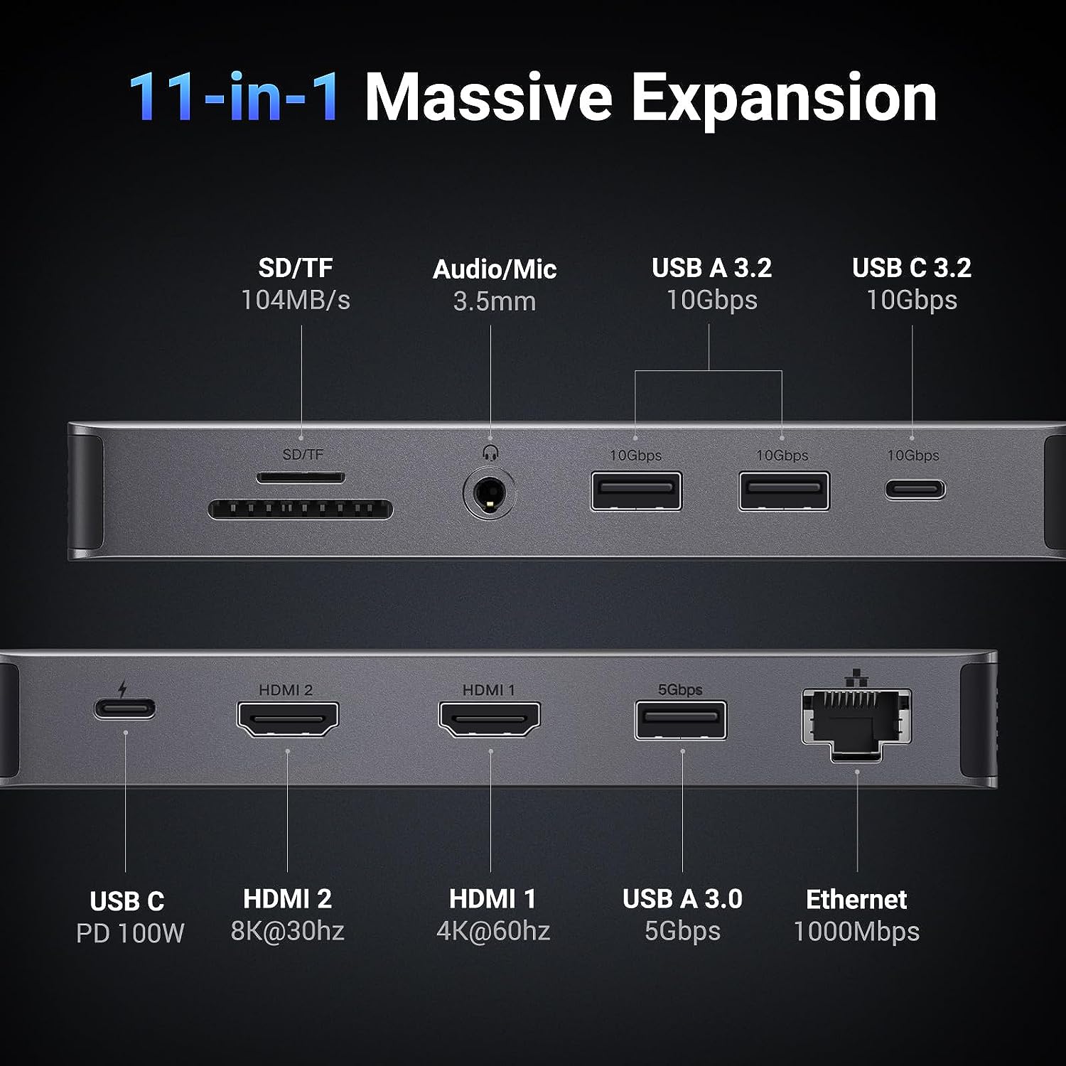 유그린 레보독 프로 211 노트북 도킹 스테이션 11  - Docking Station Usb C 리뷰 및 가격