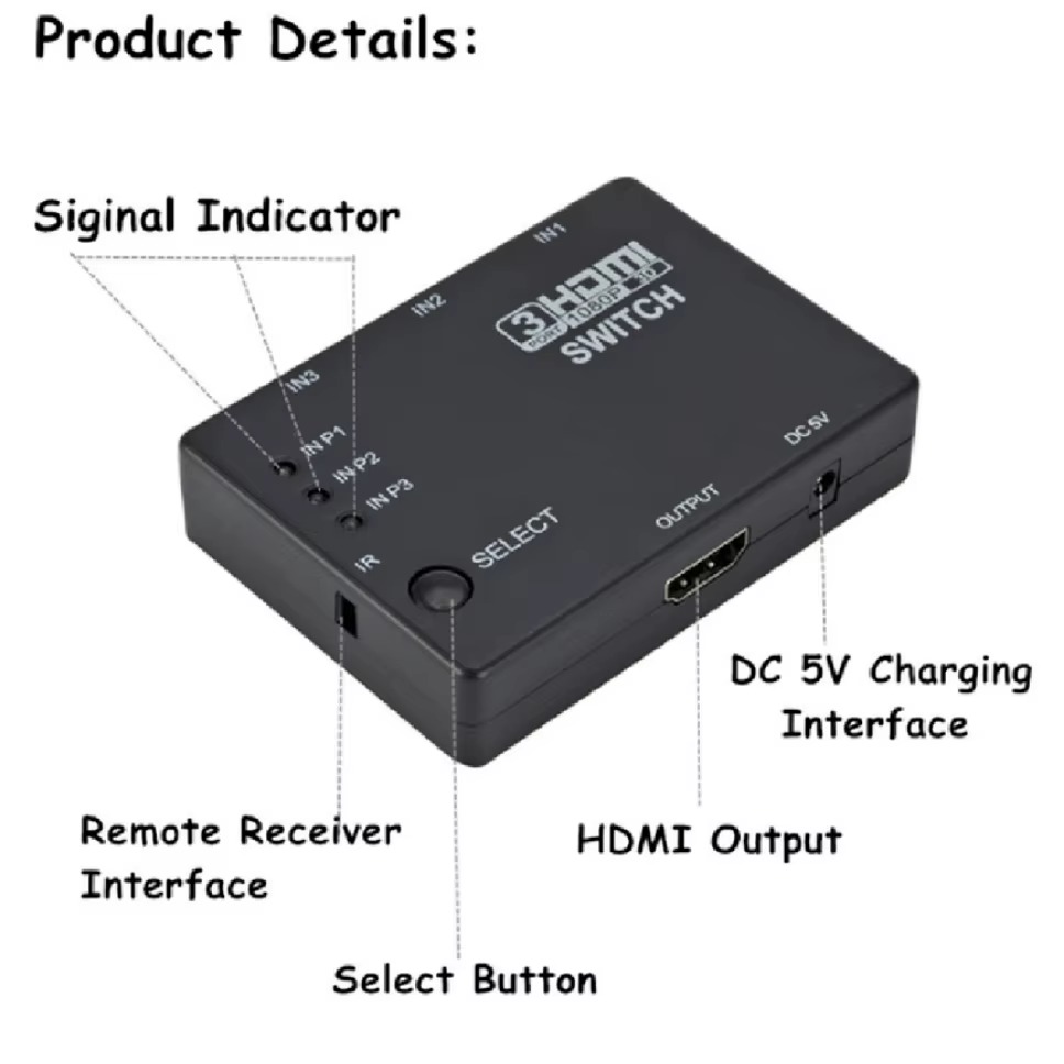 HDMI 스위처 KVM 스위치, Xbox PS4 DVD - Hdmi Matrix Switch 리뷰 및 가격
